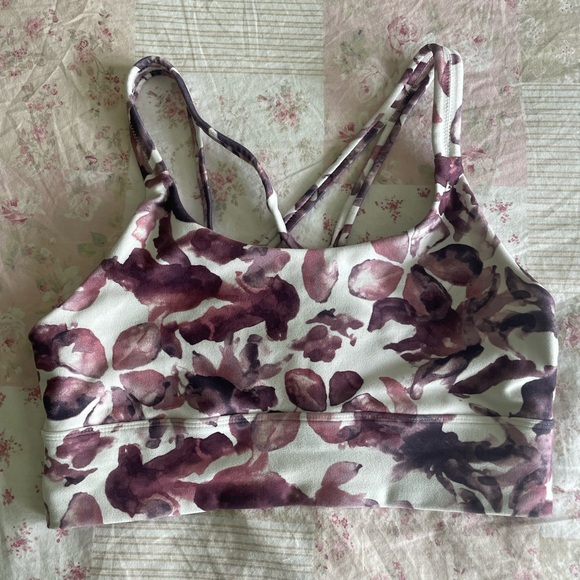 Tops - Floral Sports Bra